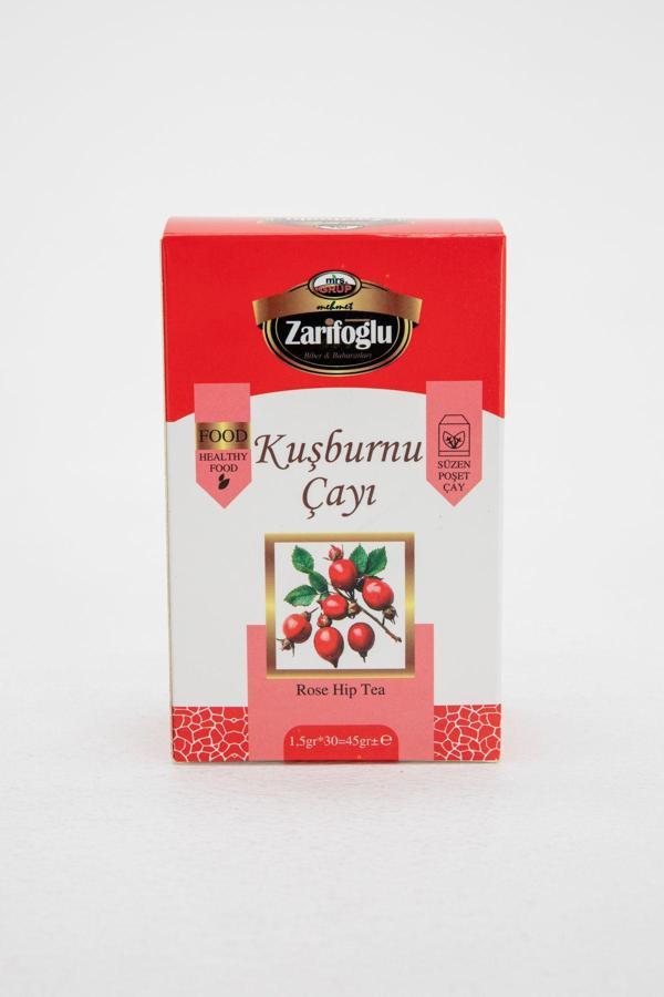 Zarifoğlu Kuşburnu Çayı Otu Bitkisi Şifalı Bitkiler 30 Paket Poşet Çay - Image 1