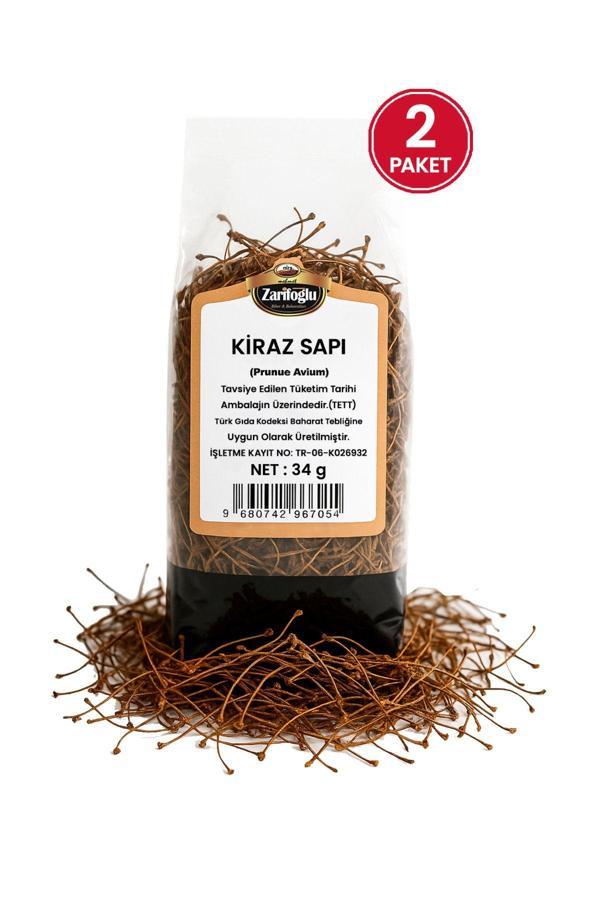 Zarifoğlu Kiraz Sapı Bitkisi Şifalı Bitkiler 2 X 34 Gr - Image 1