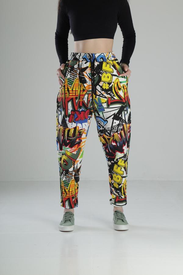 Wow Desenli Baget Pantolon - Image 1