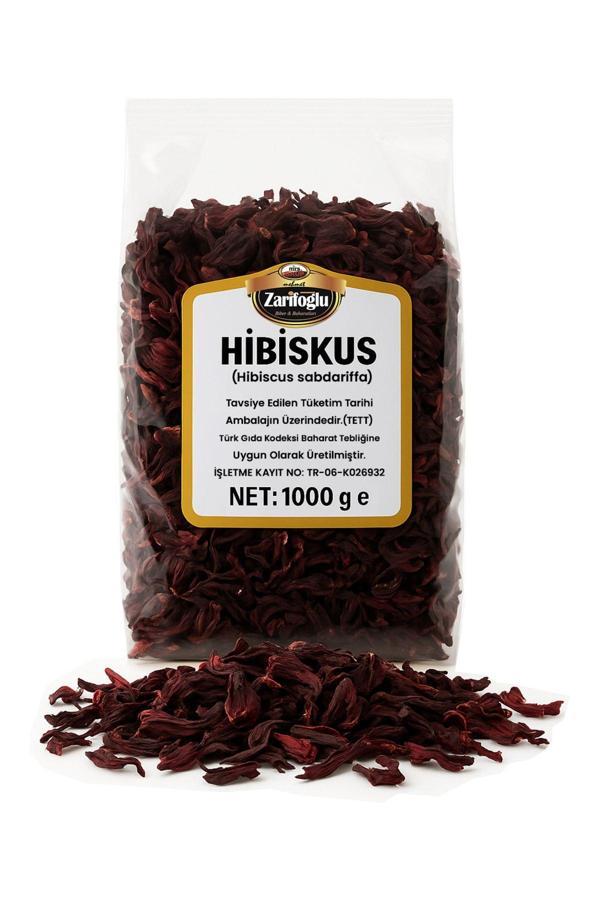 Zarifoğlu Hibisküs Nar Çiçeği Otu Bitkisi Şifalı Bitkiler Mekke Gülü Hibüsküs Hübüsküs 1 Kg - Image 1