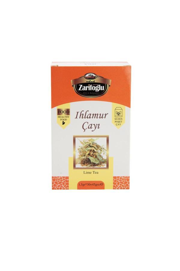 Zarifoğlu Ihlamur Çayı Otu Bitkisi Şifalı Bitkiler 30 Paket Poşet Çay - Image 1