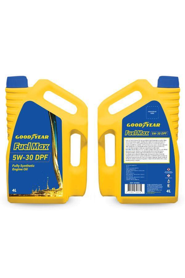 GOODYEAR FUEL MAX 5W30 LPG'Lİ ARAÇLARA UYUMLU 4 LT MOTOR YAĞI - Image 1