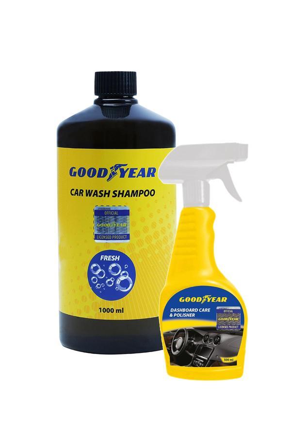 GOODYEAR TORPİDO CİLASI VE OTO ŞAMPUAN SETİ - Image 1