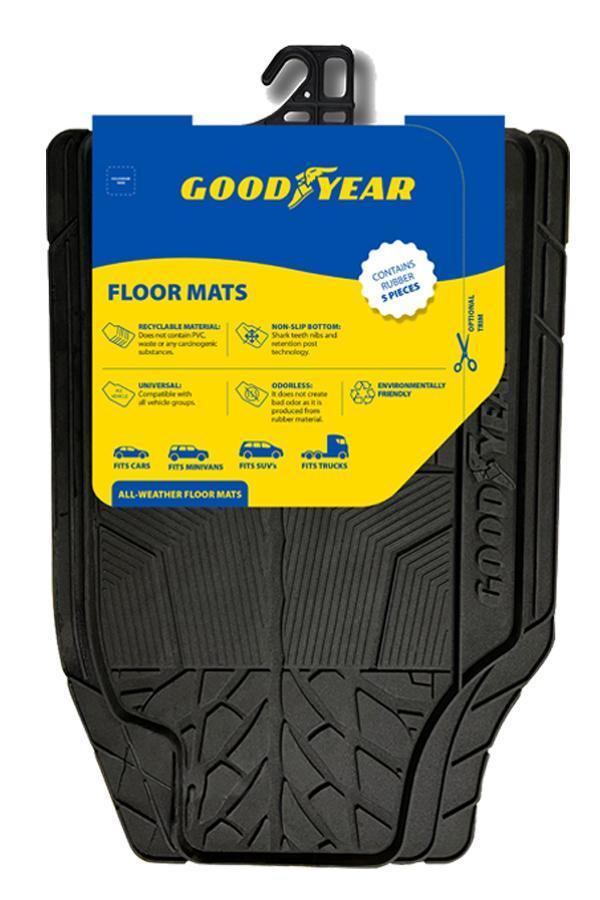 GOODYEAR TÜM ARAÇLARA UYUMLU UNİVERSAL 3D HAVUZLU OTO PASPAS - Image 1