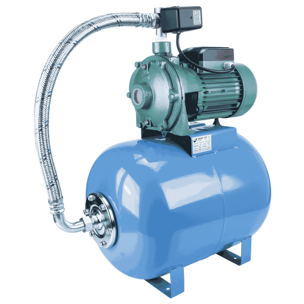 Varan 2HCP-160B HID/50 LT Tanklı Çift Kademeli Hidrofor 2 HP / 1.5 kW, Monofaze 220 V, 30-40 Mss - Image 1