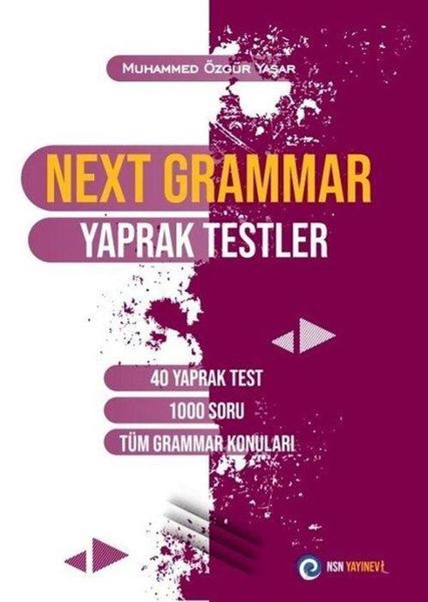 Next Grammar YDS Yaprak Testler - NSN Yayınevi - Image 1