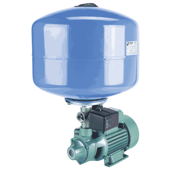 Varan QB-80 HID/24 LT Tanklı Preferikal Pompalı Hidrofor 1 HP/ 0.75 kW, Monofaze 220 V, 20-30 Mss - Image 1