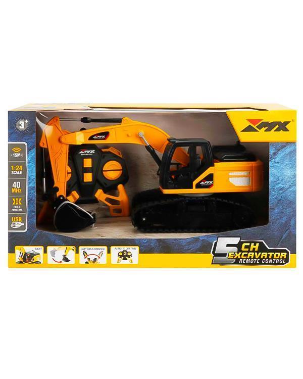 MX 5Ch Uzaktan Kumandalı Full Fonksiyonlu Şarjlı Ekskavatör Kepçe Z6809A - Image 1