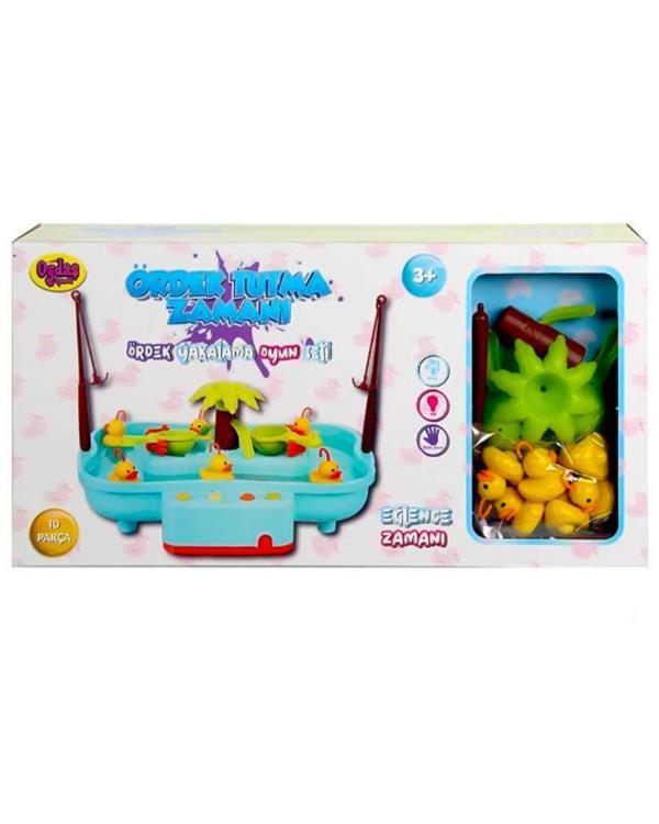 Pilli Havuzlu Ördek Yakalama Oyunu Pembe 02606 - Image 1
