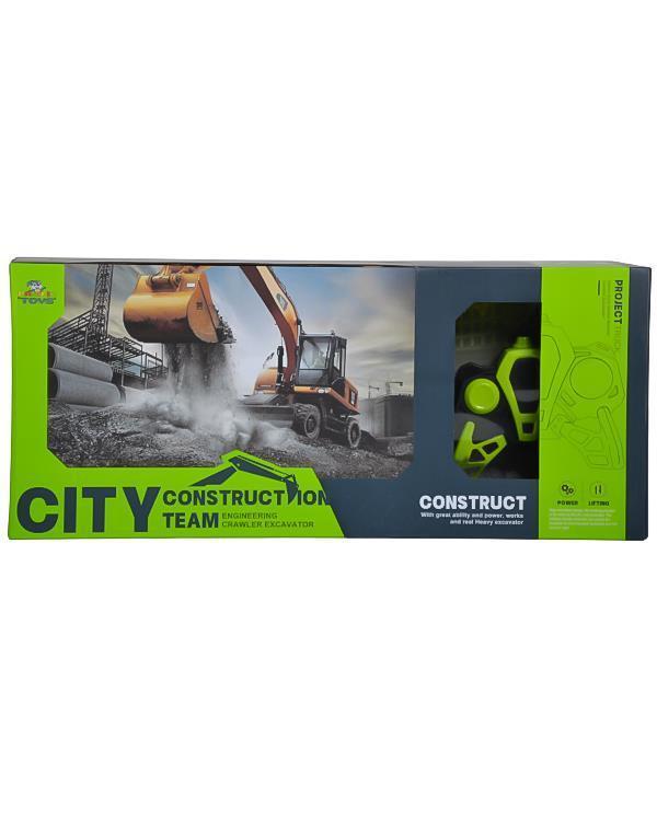 MX City Uzaktan Kumandalı 1:12 Ölçekli Şarjlı Kepçe Yeşil 653A - Image 1