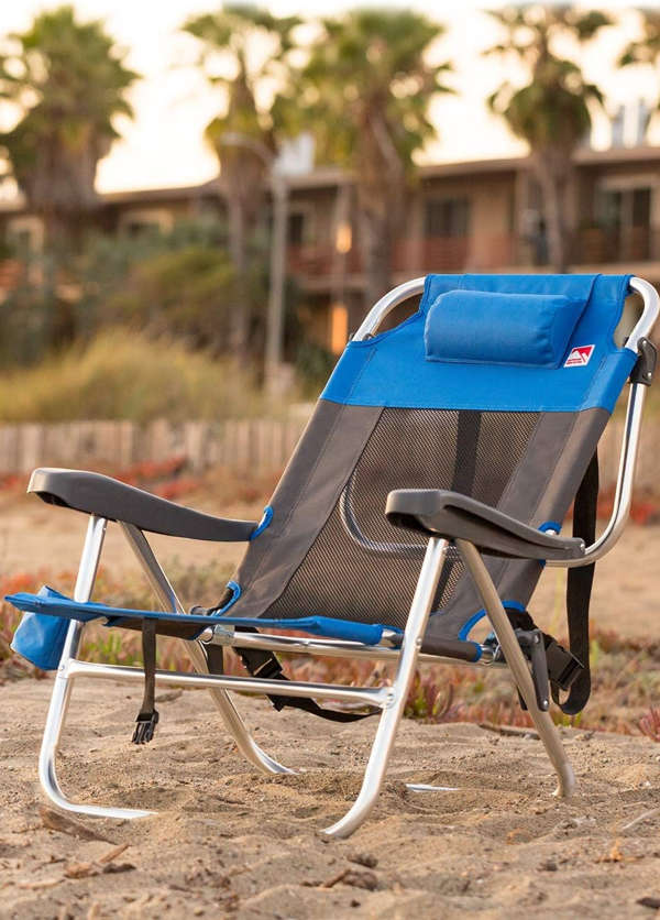 Funky Chairs Beach Star Light Alüminyum 5 Kademeli, Tam Yatar Pozisyon, Plaj Şezlong Sandalye - Image 1