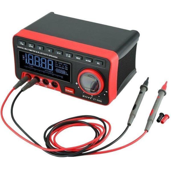 Zoyi ZT-5566 Dijital Ekranlı Masaüstü Multimetre Ölçü Aleti + Bluetooth Hoparlör - Image 1
