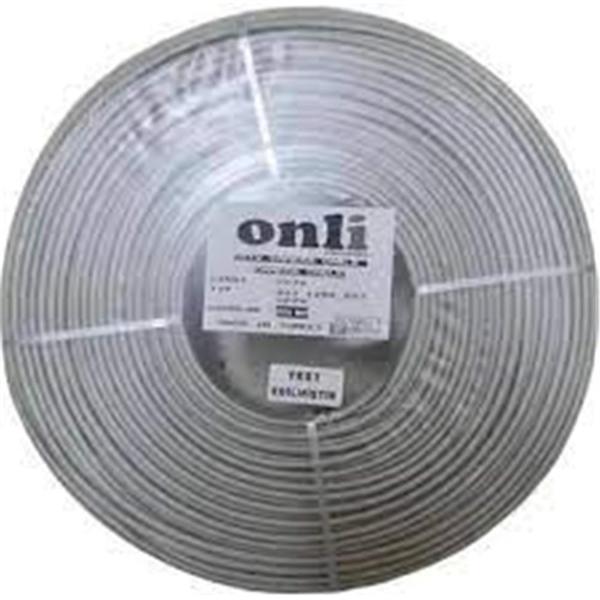 Onli 2+1 Pe 1X0,50 Mini Coax 2X0,50Mm 100 Metre Dış Ortam Cca Kamera Kablosu - Image 1
