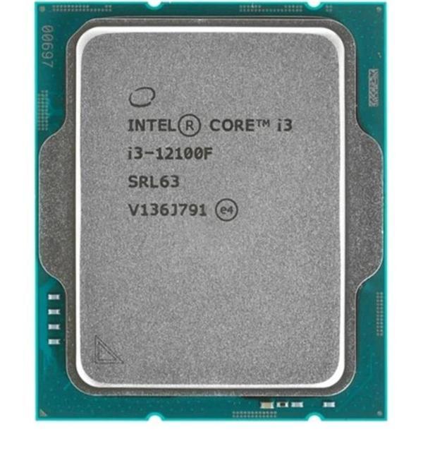 Intel Core İ3 12100F 3.3 Ghz 4 Çekirdek 12Mb Cache Lga1700 Soket 10Nm Kutulu Box İşlemci - Image 1