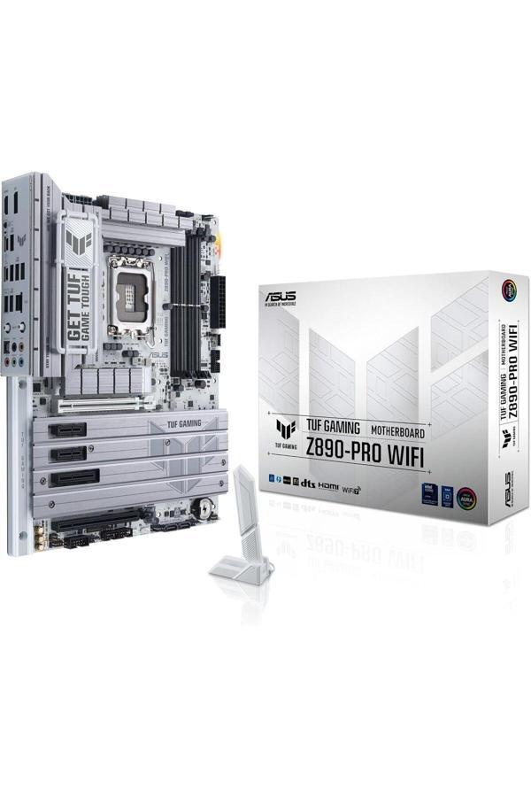 Asus Tuf Gaming Z890-Pro Wifi İntel Lga1851 Z890 Ddr5 9066+Mhz(Oc) Atx Gaming (Oyuncu) Anakart - Image 1