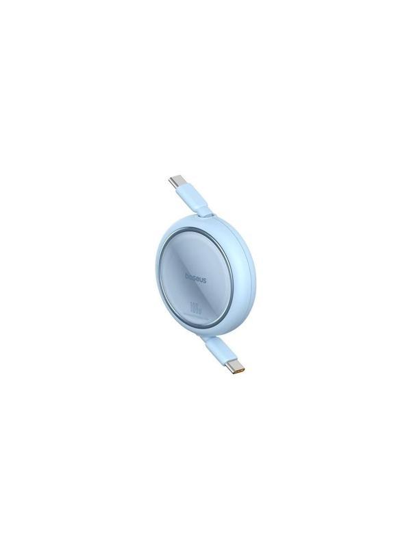 Baseus Free2 Pull Mini Kablo Usb-C 100W Mavi (P10364500313-01) - Image 1
