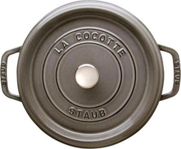 Staub 405002460 Döküm Tencere Yuvarlak Grı 24 Cm - Image 1