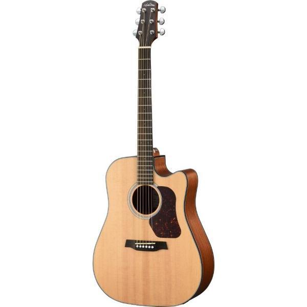 Walden WAD350CE-SW Dreadnought Elektro Akustik Gitar (Natural) - Image 1