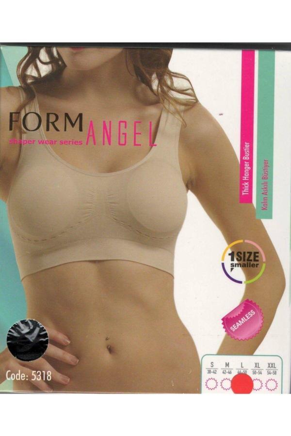 Form Angel Beyaz 5318 Kadın Kalın Askılı Büstiyer Sütyen - Image 1