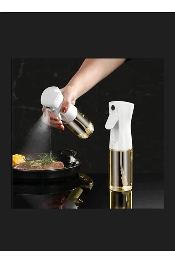 Pratik Püskürtmeli Sprey Cam Şişe Zeytinyağı Sirke Yağ Püskürtücü Yağdanlık Airfryer Yağdanlığı - Image 1