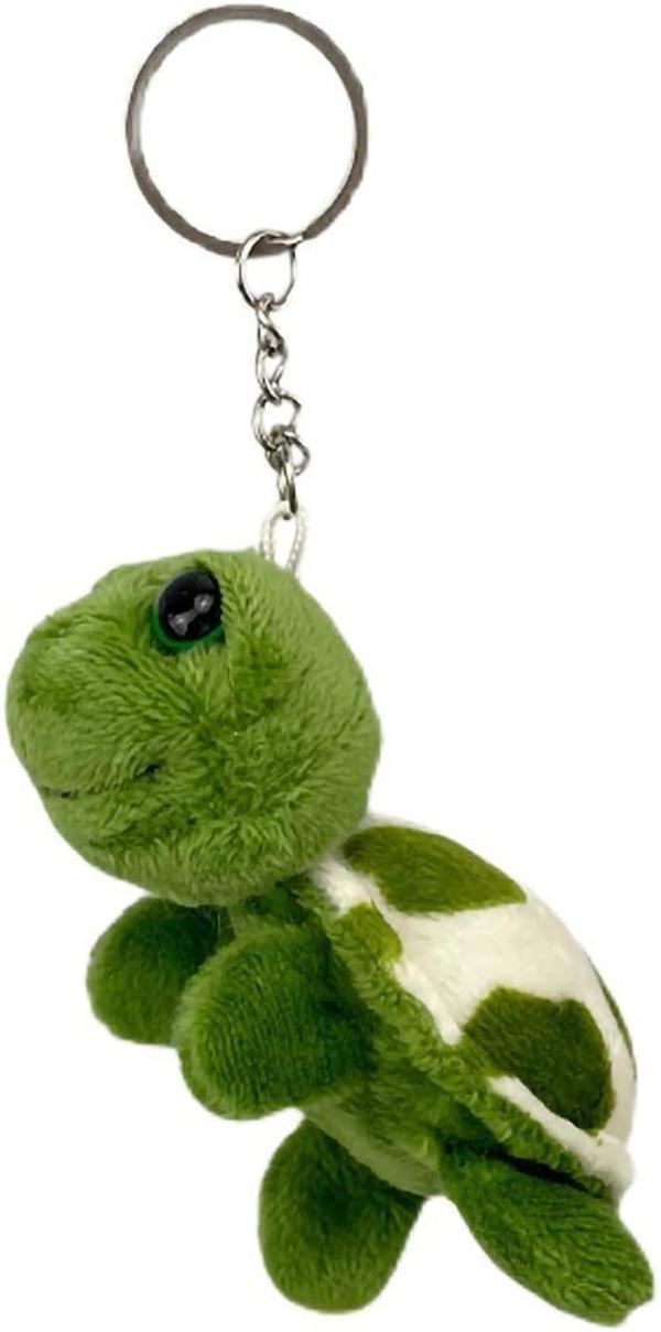 15 Cm Yeşil Kaplumbağa Tosbik Caretta Caretta Peluş Anahtarlık  Hediye - Image 1