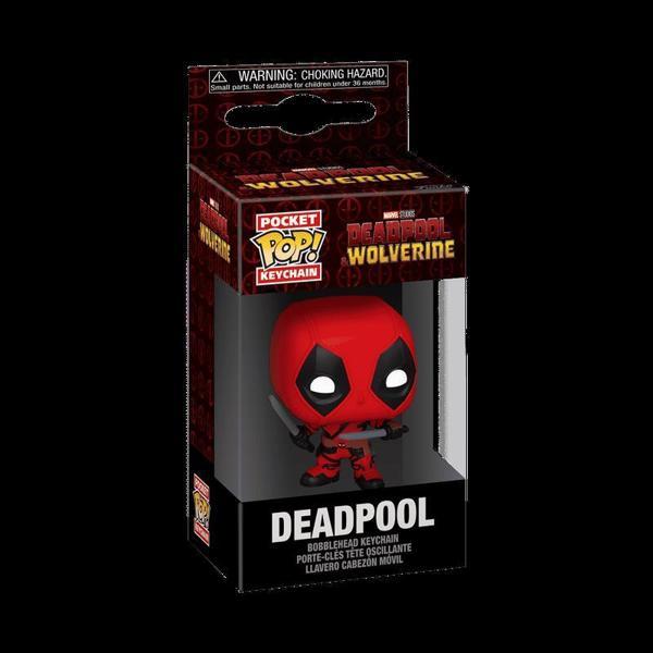 Funko Pop Pocket Keychain Deadpool & Wolverine Deadpool with Swords  - Image 1