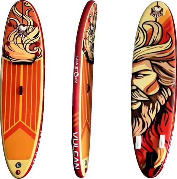 Seastorm Sup Şişme Sörf Tahtası Stand Up Paddle Board 360*81*15 Cm Model.Y-4 Vulcan - Image 1