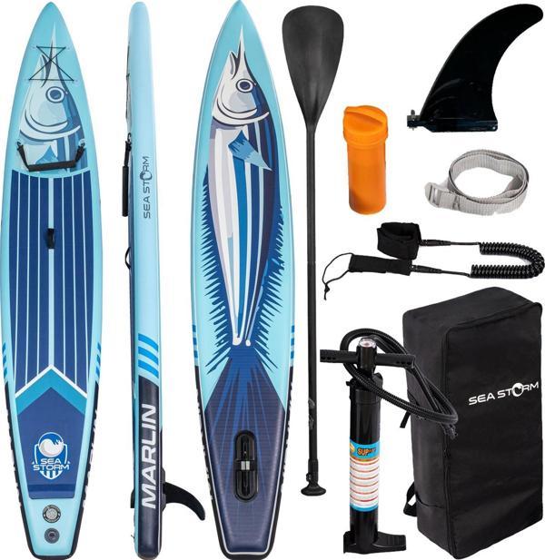Seastorm Sup Şişme Sörf Tahtası Stand Up Paddle Board 426*76*15 Cm Model.Y-1 Marlın - Image 1