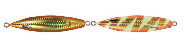SEABOR PINE JIG 200GR RED GOLD GLOW - Image 1