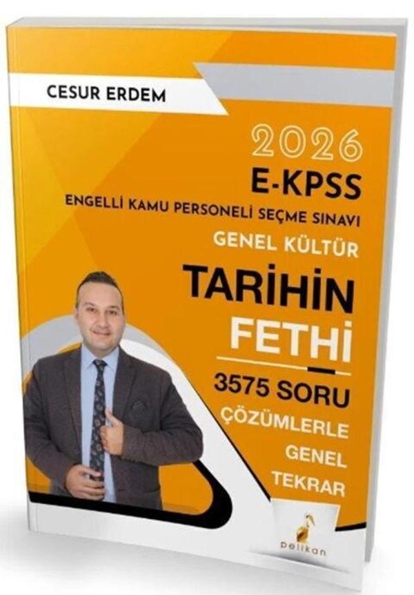 2026 EKPSS Tarihin Fethi 3575 Soru Genel Tekrar Pelikan Yayınları - Pelikan Yayınları - Image 1