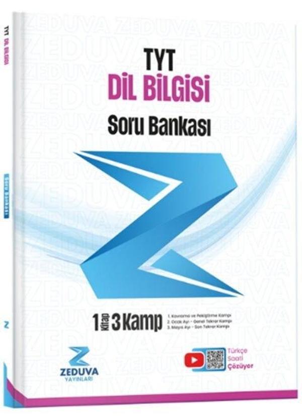 Türkçe Saati TYT Dil Bilgisi 1 Kitap 3 Kamp Soru Bankası Zeduva Yayınları - Akm Kitap - Image 1