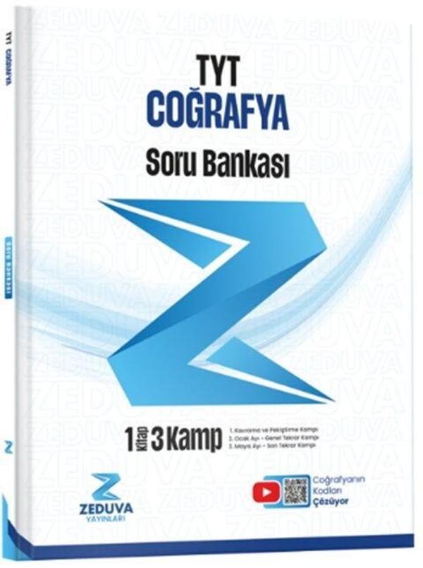 Coğrafyanın Kodları TYT Coğrafya 1 Kitap 3 Kamp Soru Bankası Zeduva Yayınları - Akm Kitap - Image 1