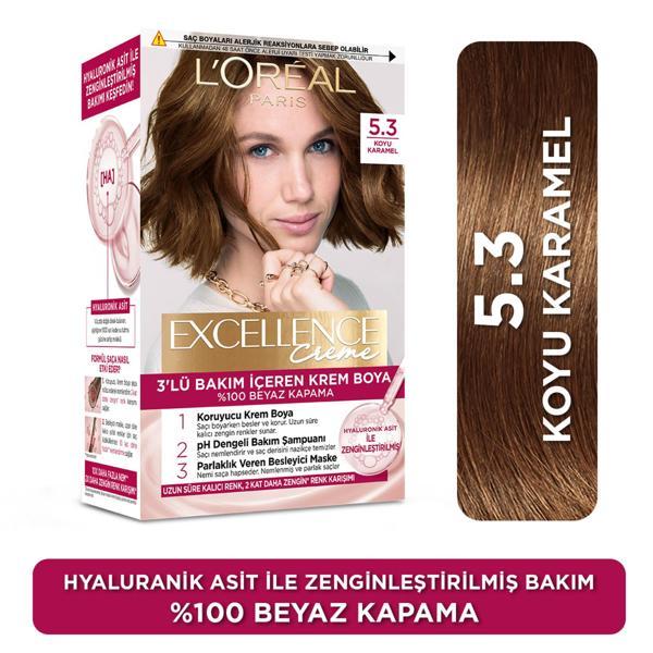 Excellence Creme Saç Boyası 5.3 Koyu Karamel - Image 1
