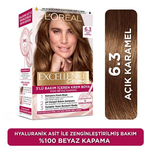 Excellence Creme Saç Boyası 6.30 Açık Karamel - Image 1