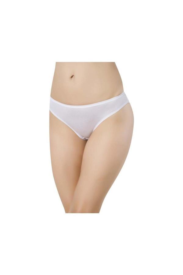 Anıt 3443 Bikini Külot Tekli Beyaz Beden L - Image 1