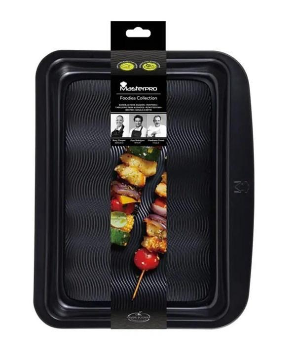 MasterPro BGMP-7339 Karbon Çelik Pişirme Fırın Tepsisi 35,5x28,1x5 cm - Image 1