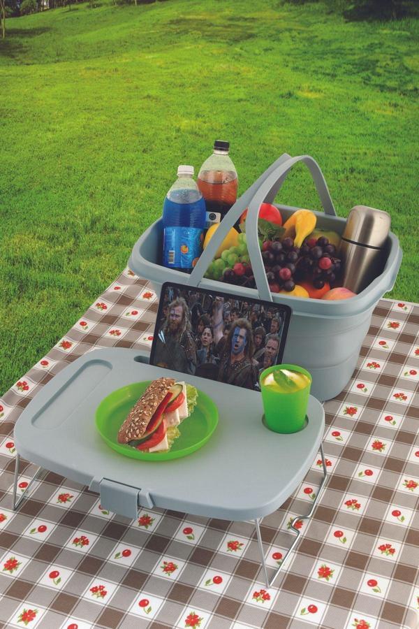 Zuu Baby Katlanır Piknik Seti Masalı Açık Mavi - Image 1
