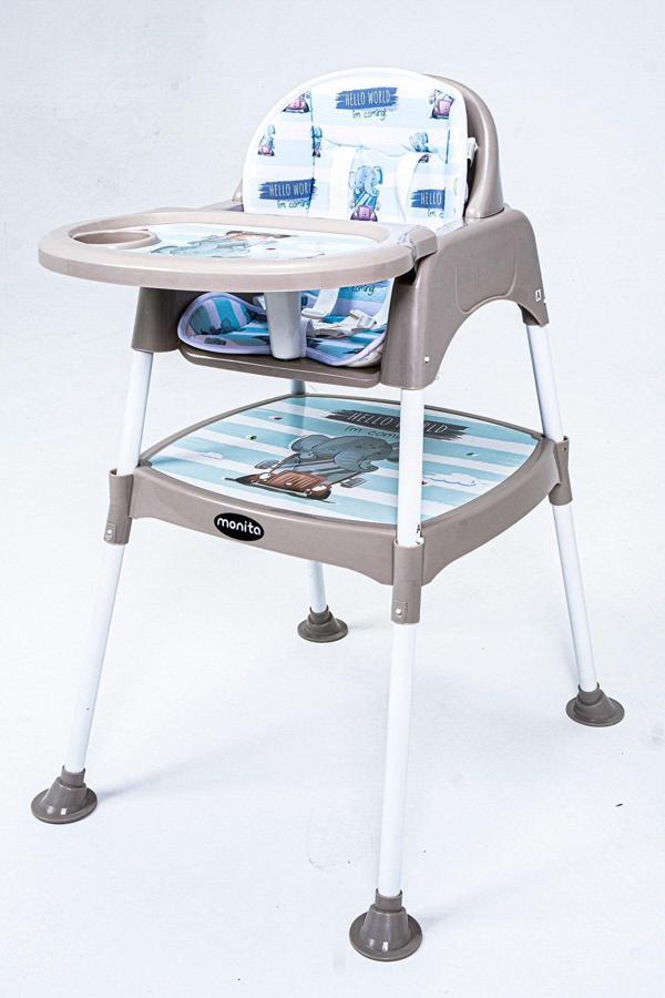 Sepetkitchen Mama Sandalyesi Pedli Çalışma Masalı- Fil - Image 1