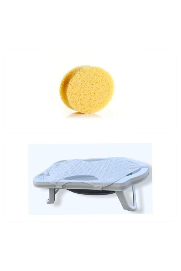 Sepetkitchen Bebek Filesi & Bebek Banyo Süngeri (Katlanabilir Küvetler İçin) - Image 1
