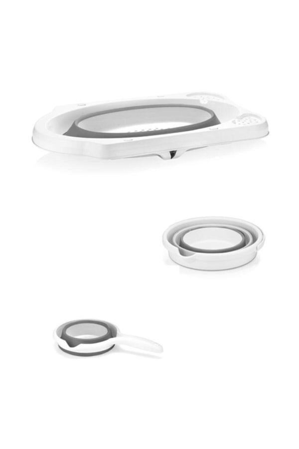 Sepetkitchen Katlanabilir Küvet Set Koyu Gri - Image 1