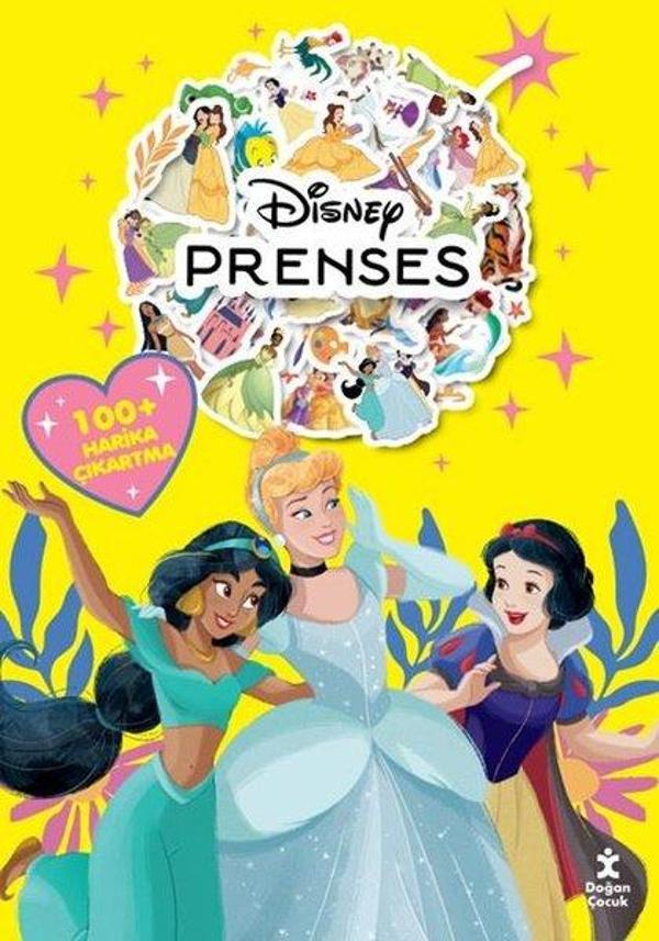Disney Prenses Boyama Kitabı Çıkartma Bombası 100 + Harika Çıkartma - Doğan Çocuk - Image 1
