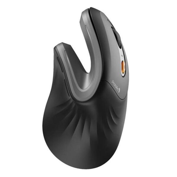 ProtoArc EM11 NL Siyah Gri Kablosuz Ergonomik Dikey Mouse (CP015641) - Image 1