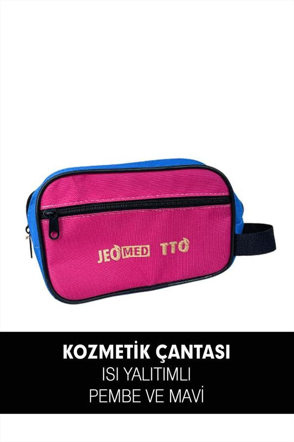TTO Isı Yalıtımlı Kozmetik Çanta Pembe Mavi - Image 1