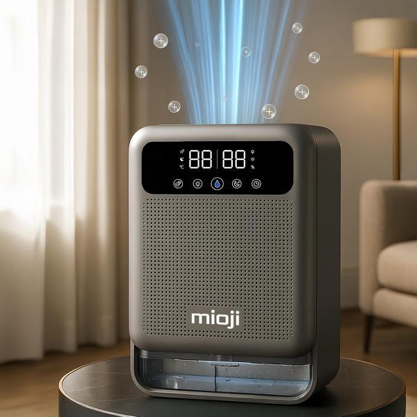 Mioji Mio 30NEC Pro 3.8 Litre Çift Göstergeli Nem Alma ve İyon Hava Temizleme Cihazı - Silver - Image 1