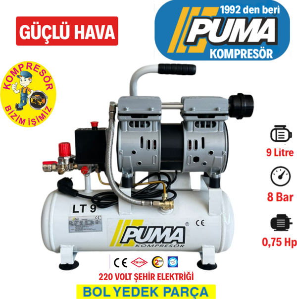 Puma 9 LT KOMPRESÖR (YAĞSIZ) - Image 1