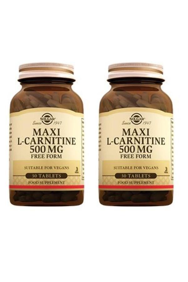 Maxi L-carnitine 500 Mg 30 Tablet 2 Adet - Image 1