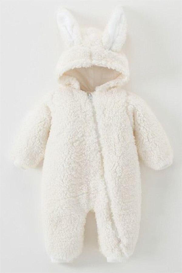 İpek Atlas Unisex Tavşan Peluş Çocuk Tulum - Image 1