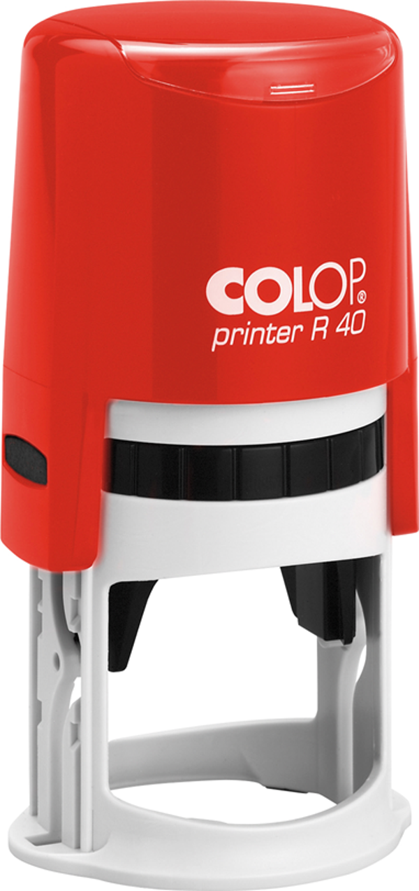 COLOP R40 YUVARLAK KIRMIZI KASA KIRMIZI KEÇE - 40MM - Image 1