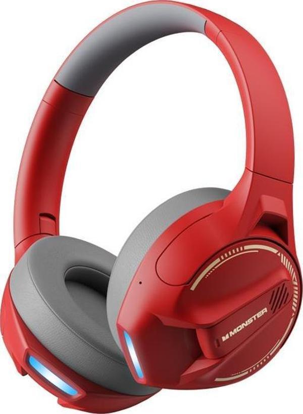 Monster Storm Xkh03 Profosyenel Kulaküstü Bluetooth Kulaklık Kırmızı - Image 1