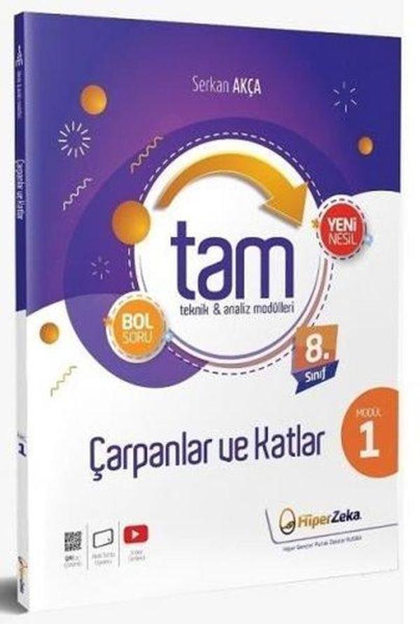 8. Sınıf Matematik TAM Teknik Analiz Modülleri 1 Çarpanlar ve Katlar - Hiper Zeka - Image 1